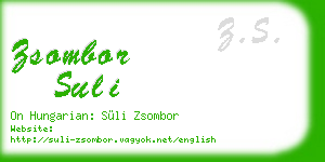 zsombor suli business card